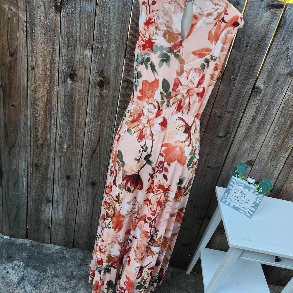 Enfocus Studio Floral Print Maxi Dress Size 14 - Picture 7 of 8